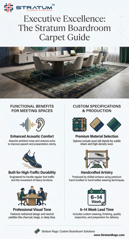 Executive Boardroom Custom Carpets Guide